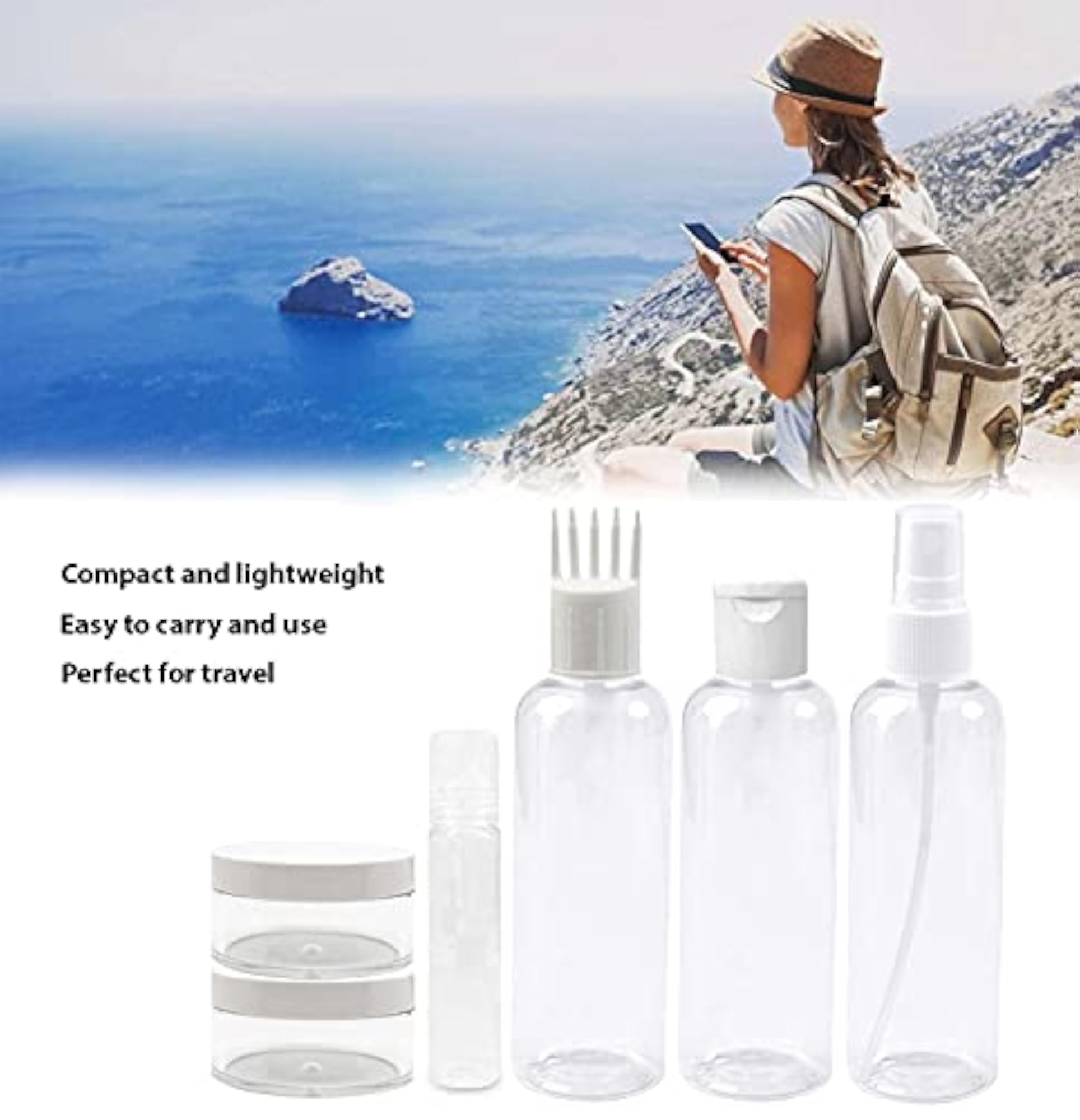 Multi-Purpose Reusable Travel Kit Set for Personal Care