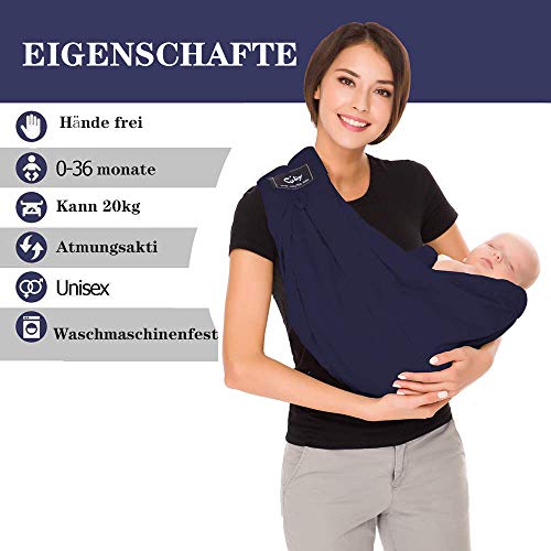 Vrbabies Babydraaglussen, borstvoeding, gebloemd, meerkleurig, babycarrie (blauw) - Image 5