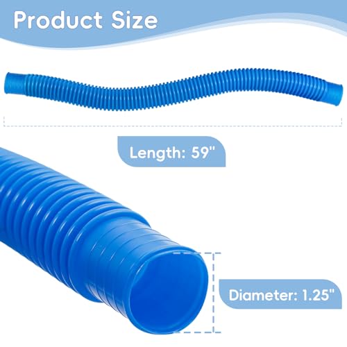 image for Btanadi Replacement Pool Hoses for Above Ground Pools 1 1/4, 59