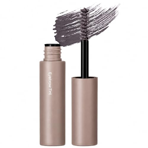 Image of Gray Brown Tinted Eyebrow Mascara, Waterproof Long-Lasting Brow Tint with Ultra-Fine Brush for Natural Looking Brows, Smudge-Resistant Color for Easy Shaping and Definition #02