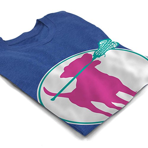 ChalkTalk Sports Lacrosse Dog and Girl Stick T-Shirt #TOP22