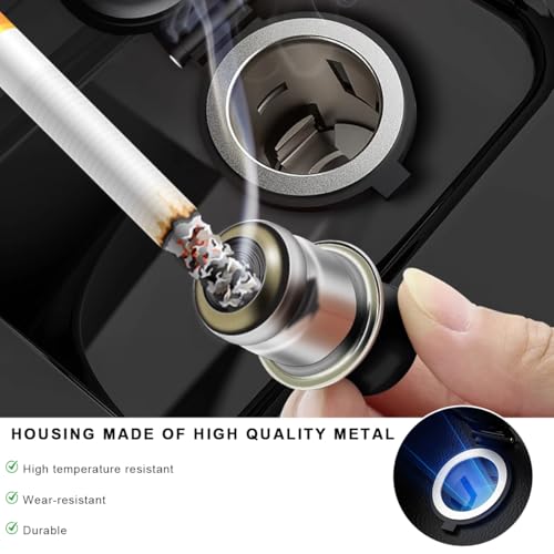 MUQIDA Car Cigarette Lighter Socket, 12V/24V Waterproof Female Plug with Extension Cable, Vehicle Cigarette Lighter Receptacle for ATV Motorcycle Marine Boat, Car Accessories - Thumbnail 5