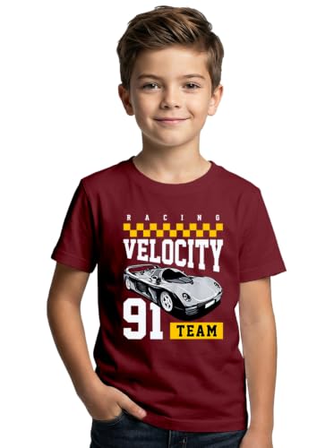 Image of XENOVAURBAN Kids Tshirt 2 Combo for Boys /Girls | Cotton Fabric | Graphic Printed Round Neck T-Shirt for Kids - KRN2-PRINTED-PAR