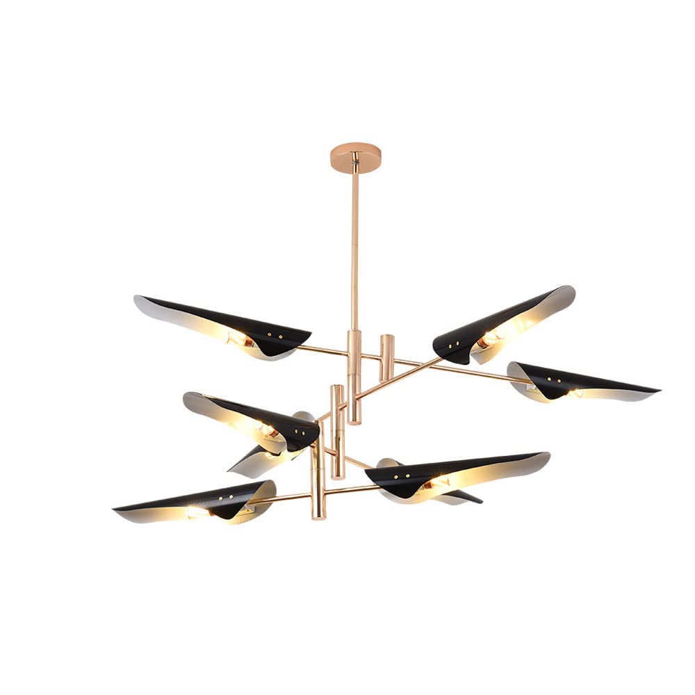 Plafonnier industriel 4 lumières luminaire rétro pour chambre salon cuisine