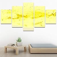 SIGNWIN 5 Panel Canvas Wall Art Modern Art Astronomy & Space Dramatic Minimalist Moon Multicolor Photography for Home Decorations Ready to Hang - 60