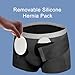 Underwear Hernia Belts for Men, Adjustable Inguinal Hernia Support Belt with 2 Compression Pads, Pre&Post Surgery Pain Relief(XXL)