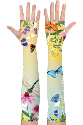 Bebila Gardening UV Protection Cooling Sleeves for Women