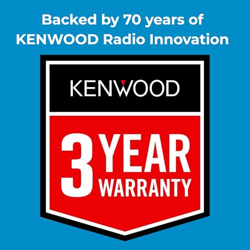 Kenwood ProTalk NX-P1200NVK Radio, Portable Walkie Talkie, VHF Analog/Digital, 64 Channels/4 Zones, NXDN Digital Modulation & AMBE+2 Voice Coding, 11 Mil-Spec Standards 810 (C/D/E/F/G) & IP54/55