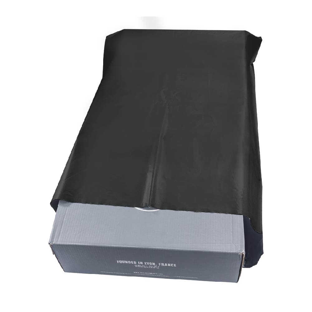 #8 50 PCS 19x24 inch Poly Mailers Shipping Envelopes Packaging Bags Enhanced Durability Office Industrial Postal Gift Bags with Self Adhesive, Waterproof and Tear-Proof, Black