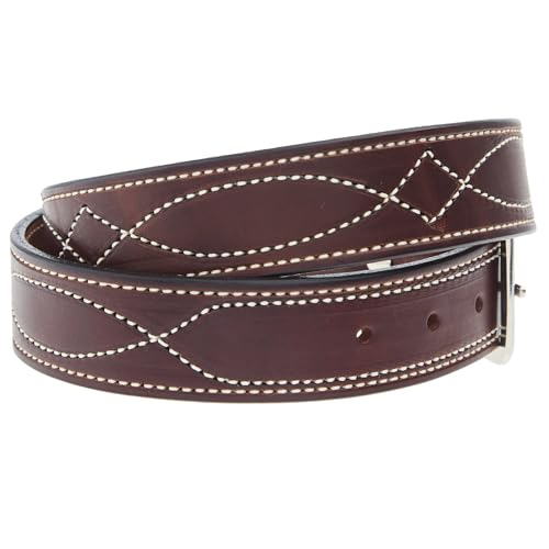 Chocolate Leather Gunfighter Belt by Greeley Hat Works2