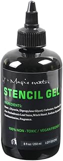 Illusionist Magic Creator Tattoo Stencil Transfer Gel Solution- Produces Dark & Clean Stencils - Lasts All Day (8 Ounce)