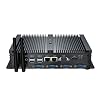 KINGDEL Industrial Computer, Fanless Mini Desktop PC with Celeron Dual Core CPU, 4GB RAM, 64GB SSD, HD Graphics, 2xNICs, 4xCOM RS232, HD Port, 4xUSB 3.0