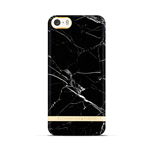 Richmond & Finch IP5  064  Carcasa diseño Marble Glossy para iPhone 5/5S/Se Negro