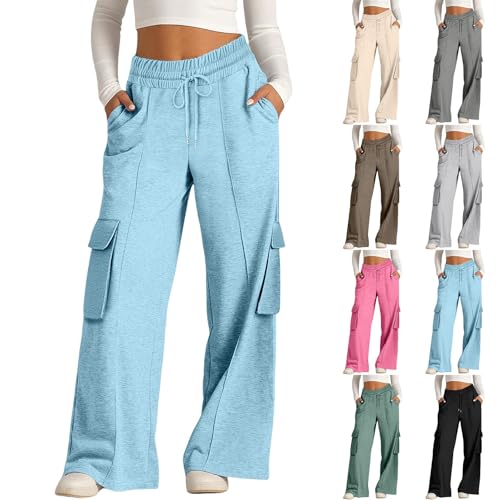 Pantalon cargo femme grand confort avec poches pour un look streetwear urbain
