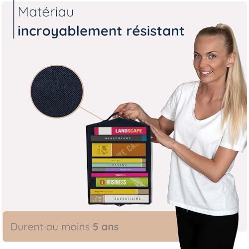 Rangement de pantalons pour dressing avec grands compartiments renforcés - 5
