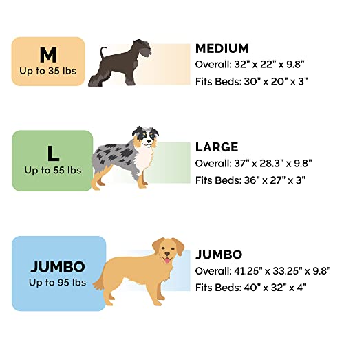 Furhaven Elevated Dog Bed Frame For 36" X 27" Large Dog Beds, Easy Assembly - Mid-Century Modern Bed Frame - Gray Wash, Large #TOP1