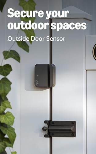 Image of Ring Floodlight Cam Plus, Wired, White with Outside Door Sensor, White (newest model)