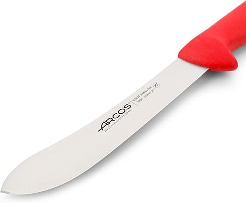 Miniatura 3 de ARCOS Cuchillo de carnicero de acero inoxidable de 8 pulgadas. Cuchillo de cocina profesional para cortar carne, pescado y verduras. Mango