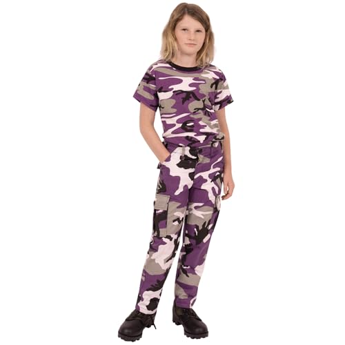 Pantalon BDU enfant violet Rothco en taille M 10-12 ans