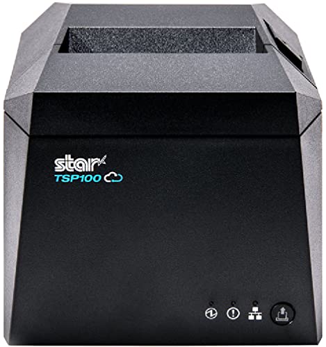 Star Micronics Tsp143Ivue Usb/Ethernet (Lan) Thermal Receipt Printer With Android Open Accessory (Aoa), Cloudprnt, Cutter, And Internal Power Supply - Gray #TOP1