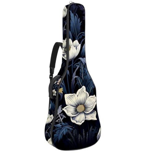 Étui étanche pour guitare avec couche de protection antichoc et grand imprimé floral