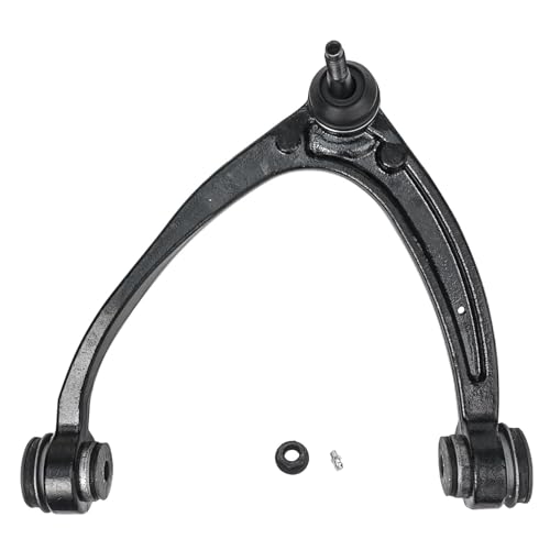 Image of Detroit Axle - 4pc Front Control Arm Kit for 2007-2013 Chevy Silverado 1500 GMC Sierra 1500, Suburban 1500, 2007-2014 Tahoe Yukon, Escalade ESV, 2 Upper Control Arms w /Ball Joint 2 Lower Ball Joints
