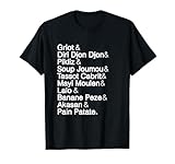 Republik Haiti Food Flavors Haitianische Küche T-Shirt