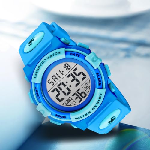 Montre chronographe pour garçon multifonction avec calendrier