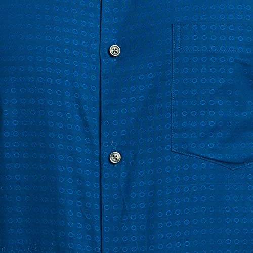Image of Park Avenue Men's Pure Cotton Structure Pattern Slim Fit Semi Cutaway Collar Full Sleeve Ceremonial Shirt