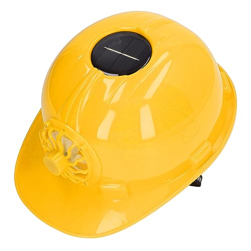 Capacete Com Ventilador Solar, Geração Eficiente de Energia Solar Boné Rígido Solar Leve, Ventilado