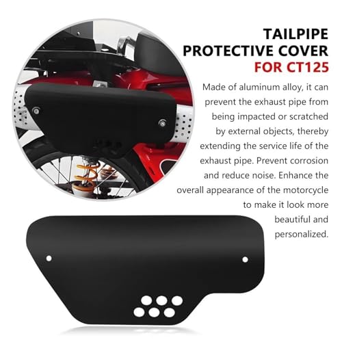 Cubierta de escape para CT125 2024 ideal para rutas de aventura por caminos de tierra 4