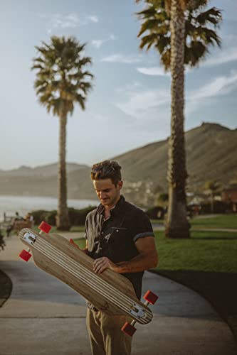 Hana Longboard Collection | 42" X 9.5" | Longboard Skateboards | Bamboo With Hard Maple Core | Cruising, Carving, Dancing | Free Skate Tool | Cruiser #TOP5