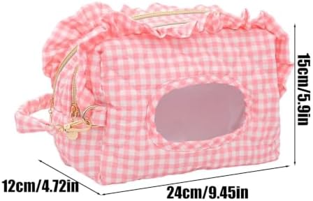 Travel Wipes Case – Floral Quilted Fabric Dispenser | Portable Diaper Pouch - 5