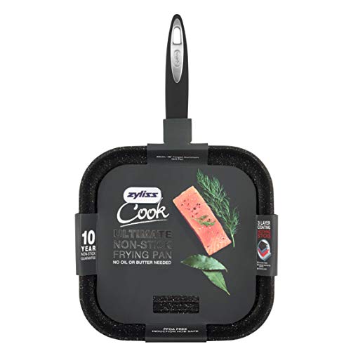 Zyliss 26cm Non-Stick Grill Pan - Forge Aluminium, Induction Compatible - Image 2