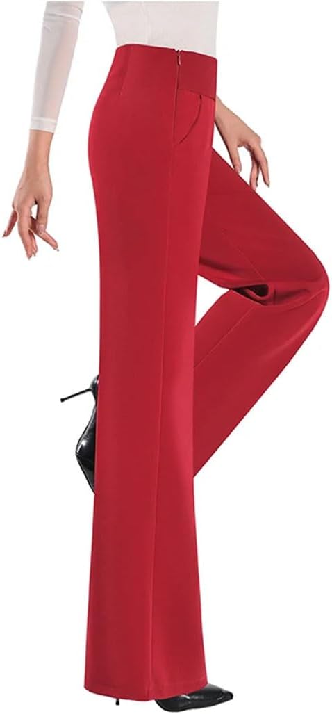 Women's High Waist Wide Leg Pants Summer Thin Loose Fit Dance Trousers for Casual Everyday Wear