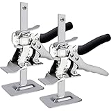 2 Packs Labor Saving Arm Door Panel Lifting Cabinet Jack Hand Tool Jack Set Up to 158 LB/PCS,...