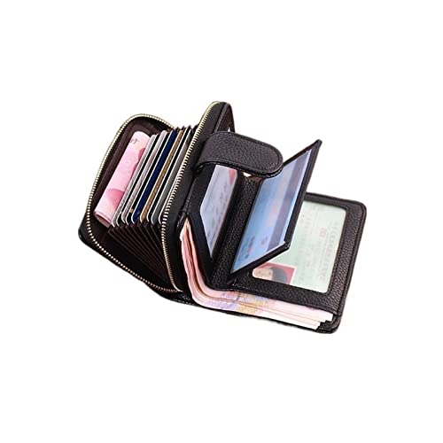 Wallet Women/men Ladies Purse woman/male Credit Card Holder Wallet Case Money Bag Wallets(Type B wine red)3