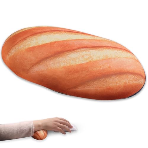 Ergonomic Silicone Mouse Wrist Rest – Soft Cushion Support Pad for Computer, Laptop, Office & Gaming, Relieves Wrist Pain – Bread-Shaped Design