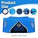 Trampoline Tent 8ft Trampoline Cover, Waterproof Oxford Cloth Trampoline Tent with Window and Skylight, Trampoline Canopy with Zipper and Strap Fit for 6 Straight Pole Trampoline
