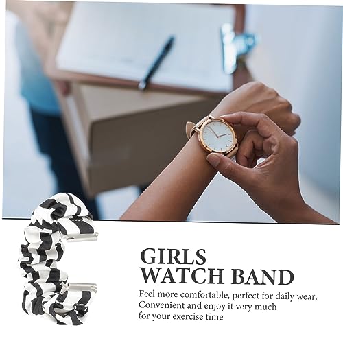 Bracelet montre élastique en polyester extensible anti-irritation