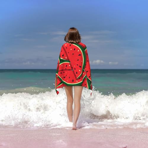 Serviette de bain très absorbante pastèque à séchage rapide - 7