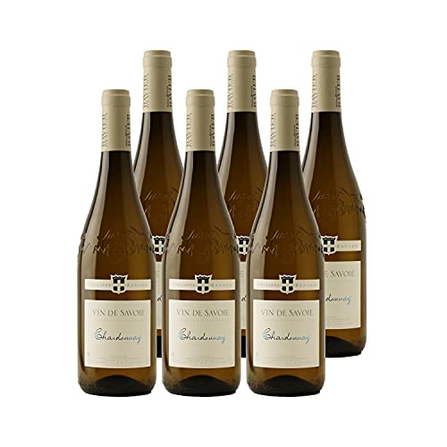 Vin de Savoie Chardonnay Blanc 2020 - Philippe et Sylvain Ravier - Vin AOC Blanc de Savoie - Bugey - Lot de 6x75cl…