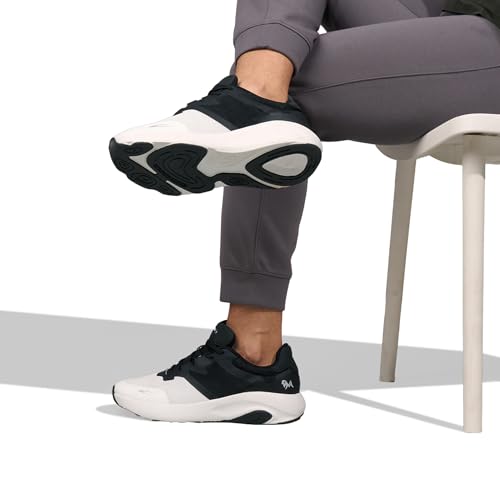 Image of Neeman's Color Block Sneakers for Unisex | Two-Tone Casual Shoes with Breathable Recycled Mesh Upper, Dual-Layer Cushioning, Pressure-Mapped Grip & Seam-Smooth Comfort