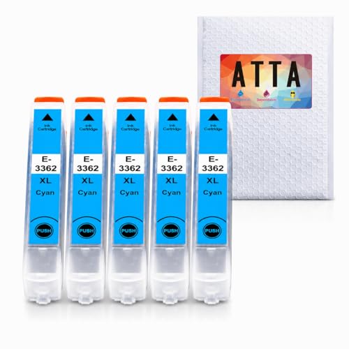 Cartouches d'encre 33XL cyan pour remplacer vos recharges Epson XP630 XP7100