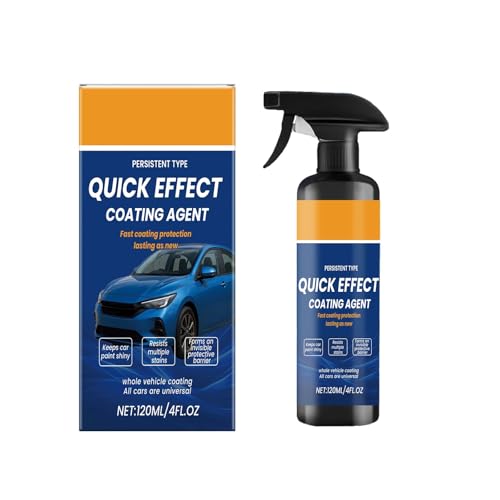 Car Coating Spray, Quick Effect Coating Agent, Car Scratch Wax Polish Waterless Wash, Multi-functional Renewal Agent Spray, Oil Film Emulsion Glass Cleaner, Fast Coating Protection
