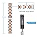 Fintie Band for Garmin Vivoactive 3 Music/Vívomove HR/Forerunner 245 / Forerunner 645 Music, 20mm Quick Release Stainless Steel Metal Replacement Strap Wrist Bands, Rose Gold & Silver