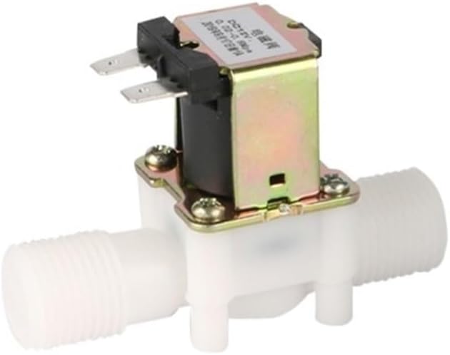 1/2" 3/4" Water Solenoid Valve DC 12V AC 220V Magnetic Valve Washing Machine Drinker Dispenser Water Controller Switch(3I4 inch AC 220V)