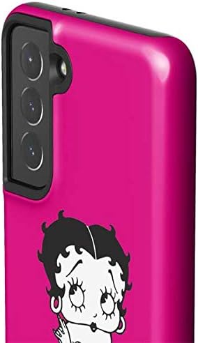 Skinit Pro Phone Case Compatible with Galaxy S21 5G - Officially Licensed Betty Boop Pink Background Design