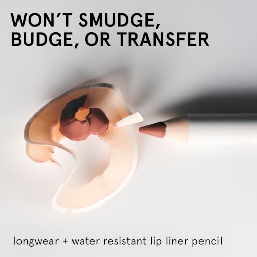 Image of Glossier Lip Line Enhancing Pencil, Creamy Medium Coverage, Bit | Mauve, Defines Natural Shape & Tone, Longwearing, Water, Smudge & Transfer-Resistant, Jojoba Oil, Sensitive Skin