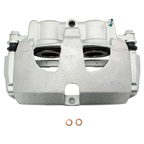 Image of TRQ Front Right Brake Caliper w /Bracket Passenger Side